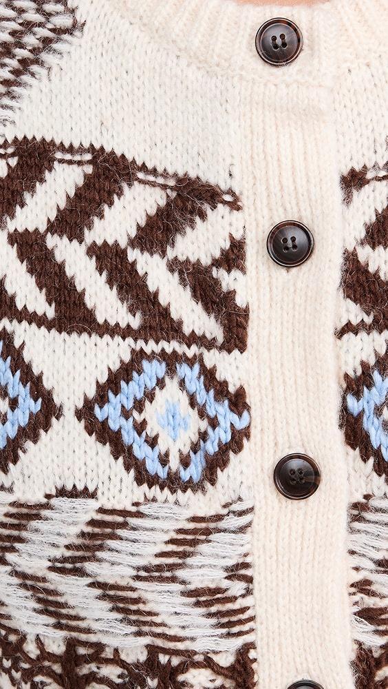 LE JEAN Fair Isle Vest | Shopbop Product Image