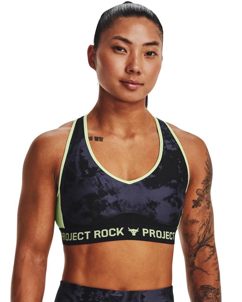 Women's Project Rock Crossback Printed Sports Bra Product Image