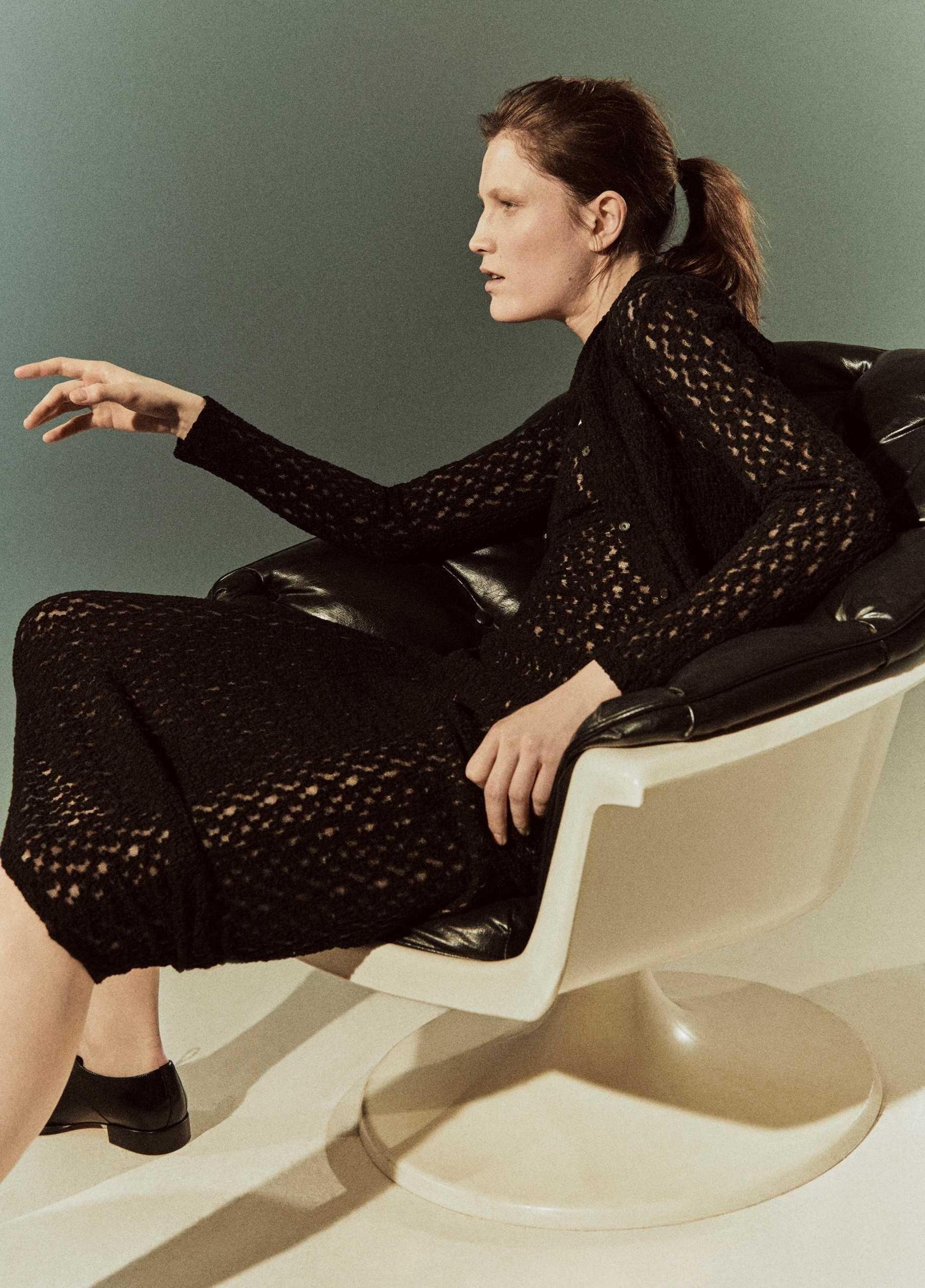 Floral Smocked Long-Sleeve Button-Up Top Product Image