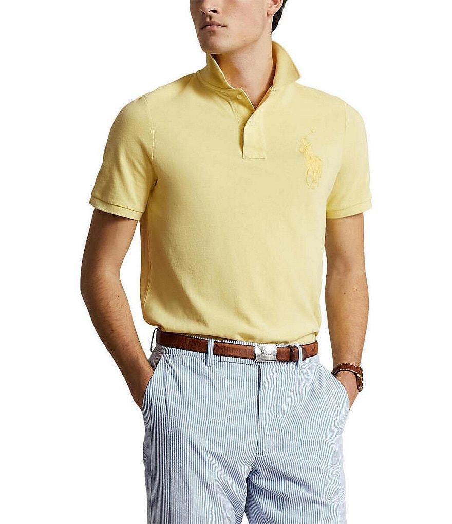 Polo Ralph Lauren Classic Fit Big Pony Mesh Short Sleeve Polo Shirt Product Image