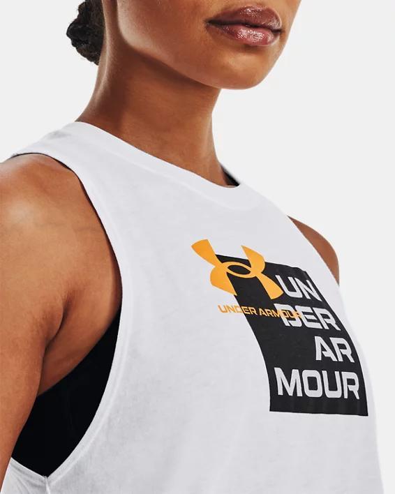 Women's UA Stacked Box Muscle Tank Product Image