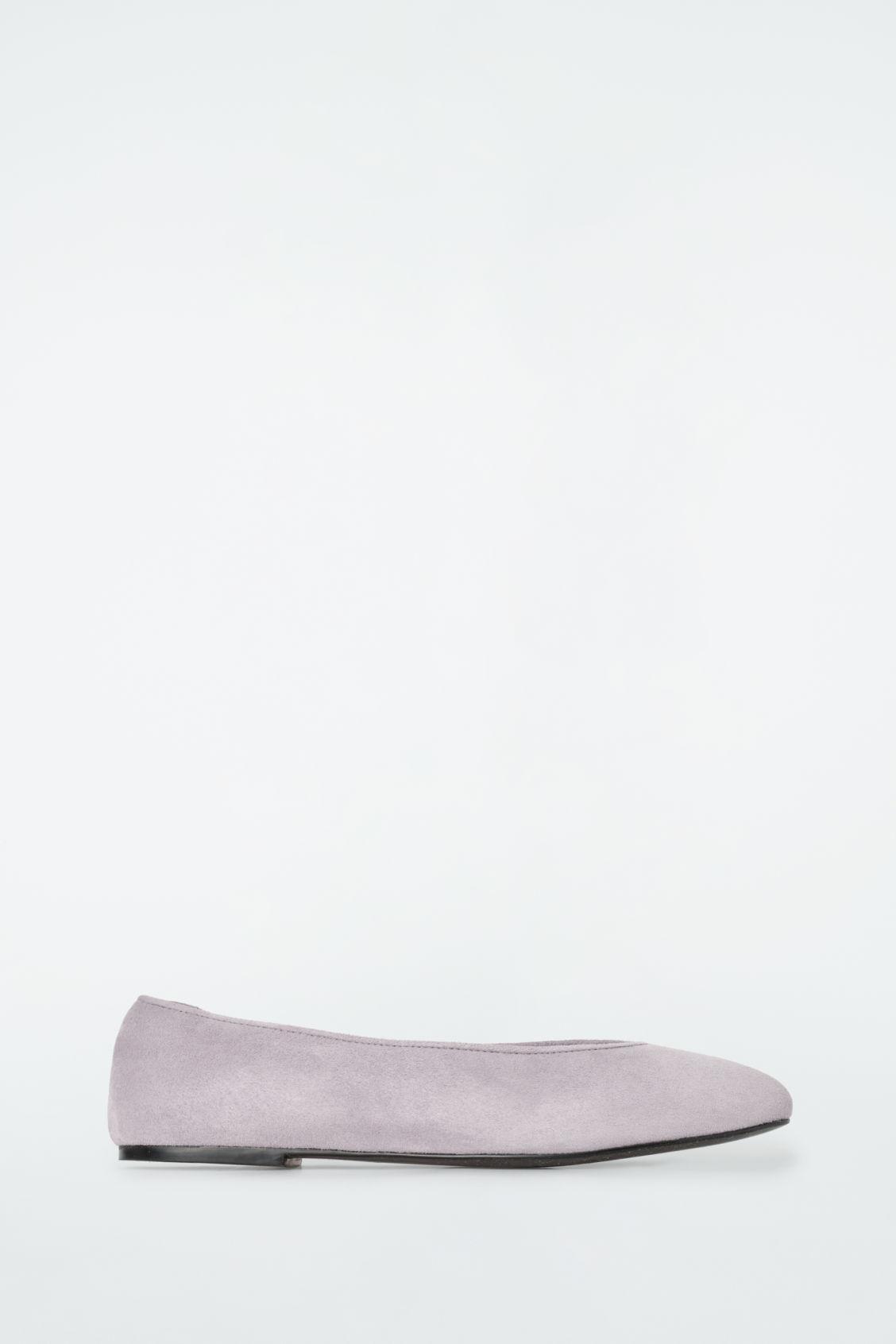 SUEDE BALLET FLATS Product Image