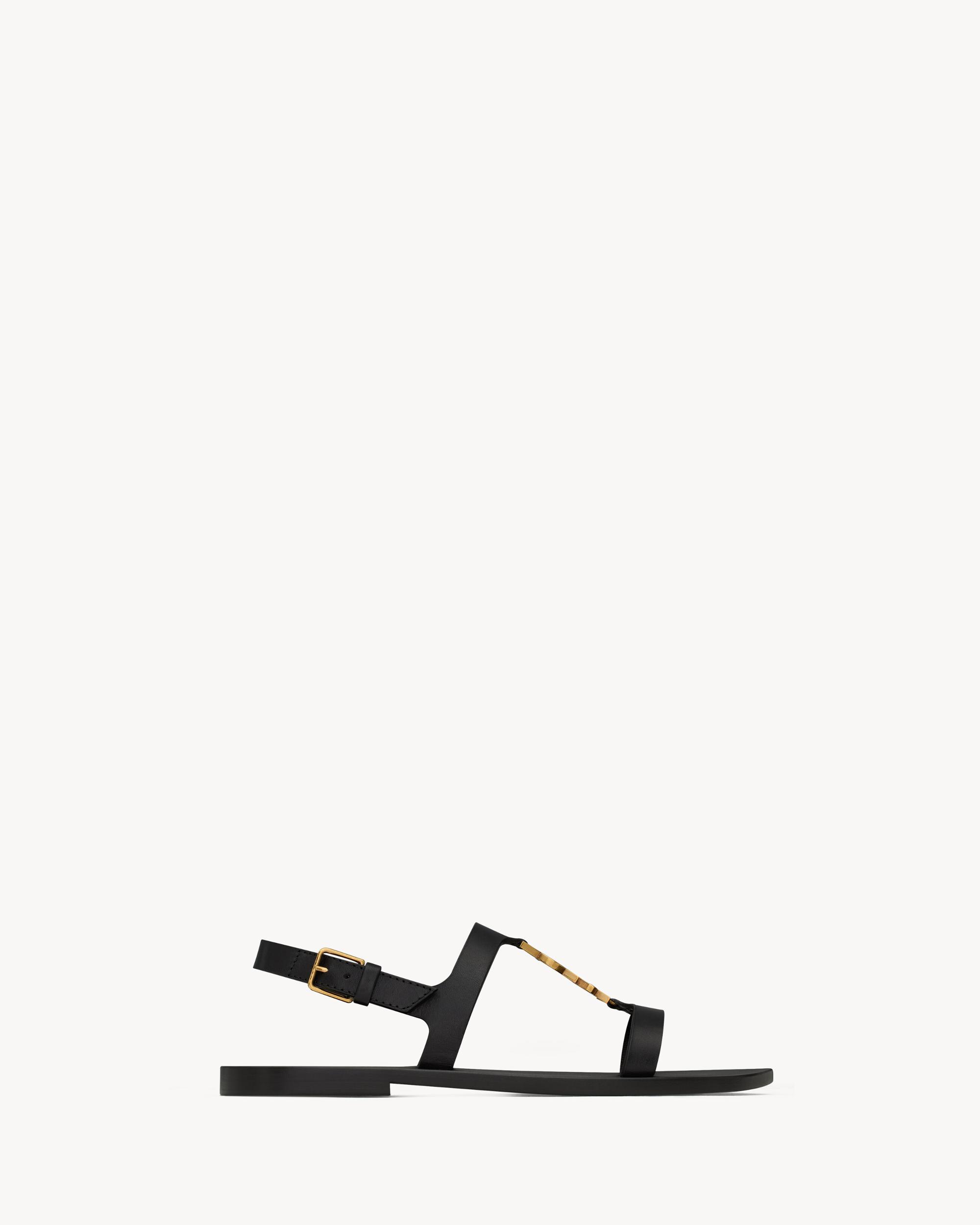 CASSANDRA sandals in smooth leather Product Image
