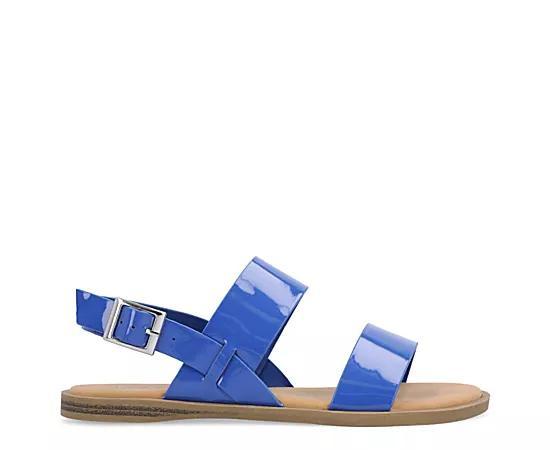 Journee Women's Lavine Sandals, Size: 6.5, Royal Blue Product Image