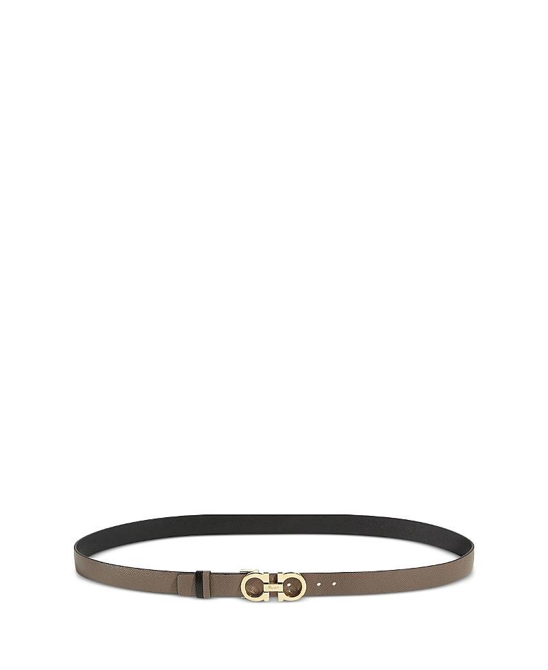 Gancini-Buckle Reversible Leather Belt Product Image