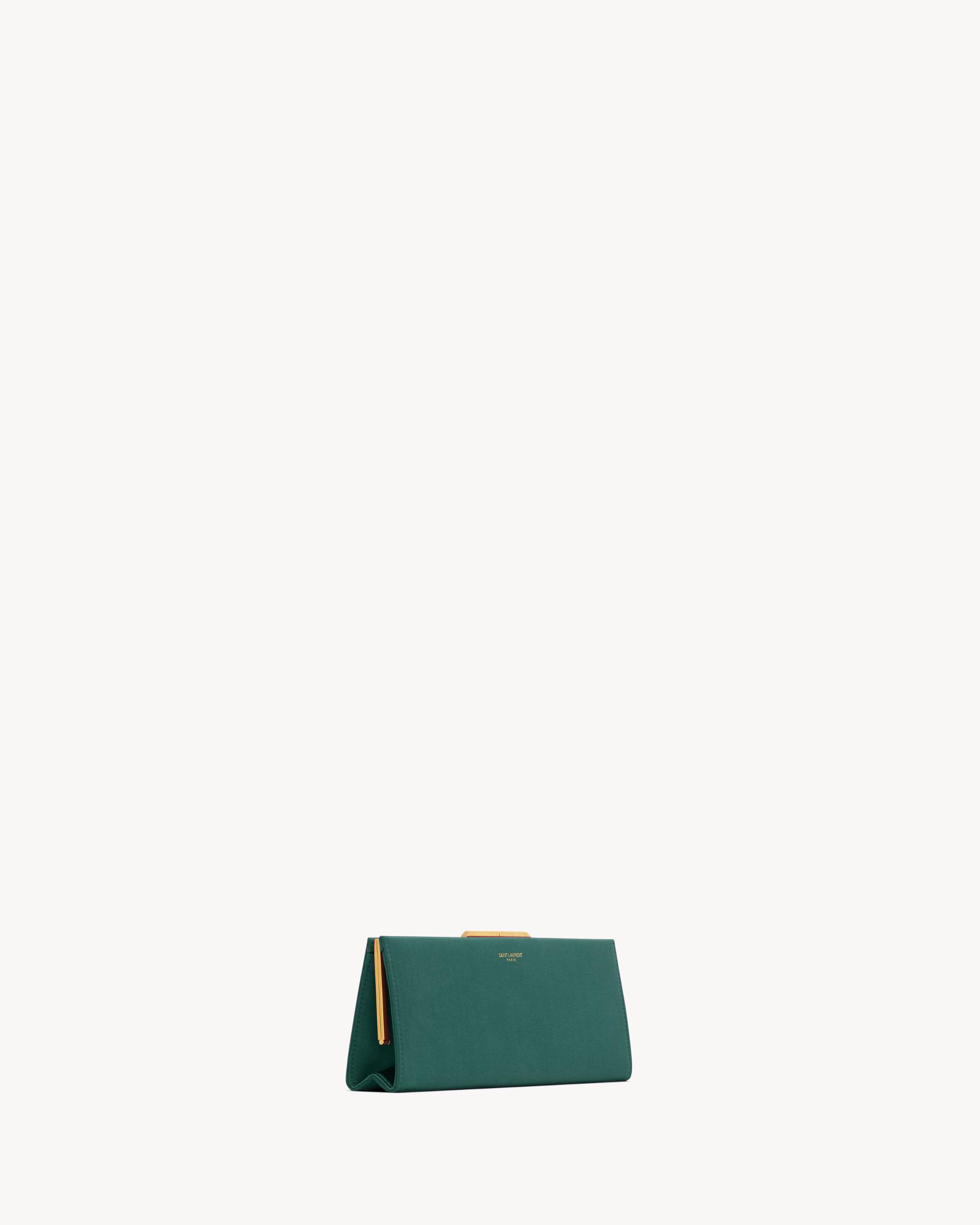 MIDNIGHT small clutch in satin Product Image