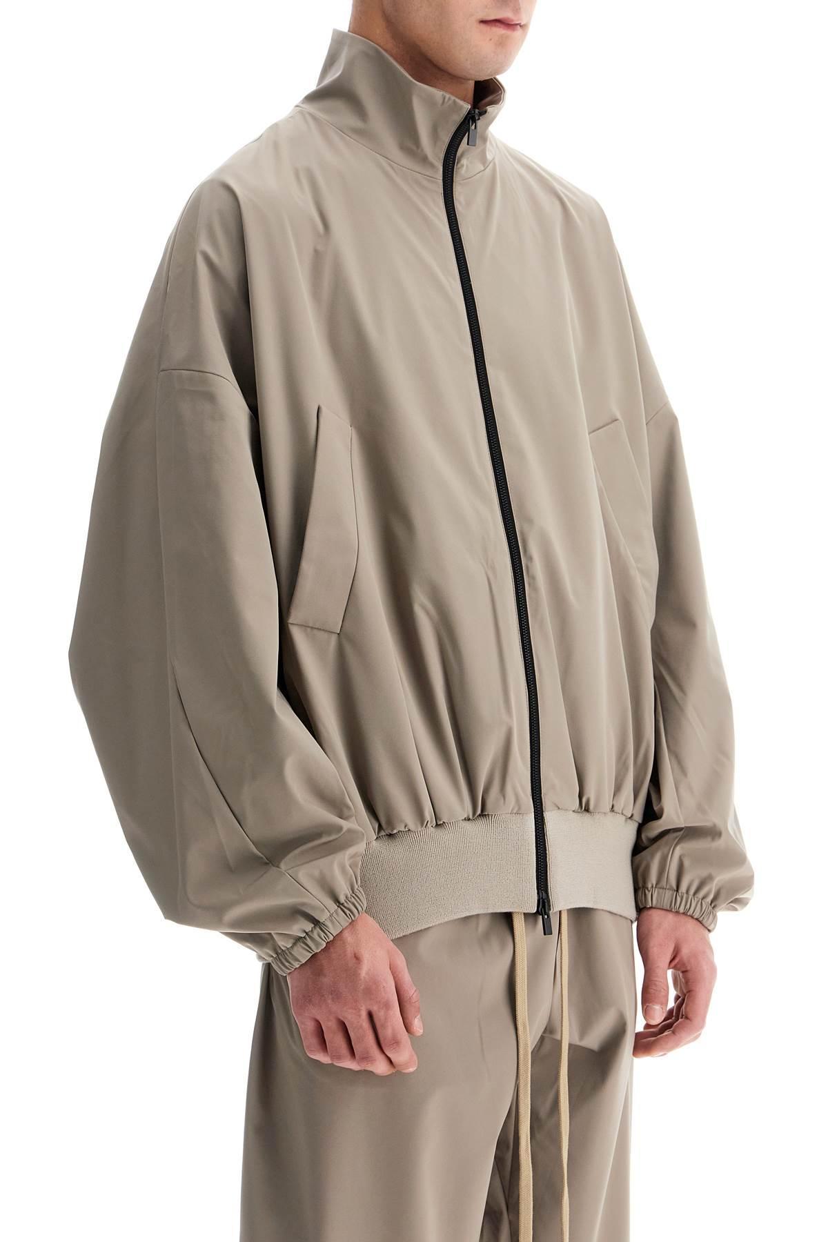 FEAR OF GOD High-necked Vented Track Jacket With In Cream Product Image