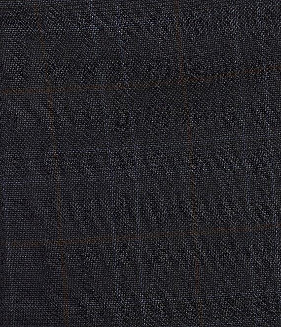 Roundtree & Yorke TravelSmart Straight Fit Plaid Dress Pants Product Image