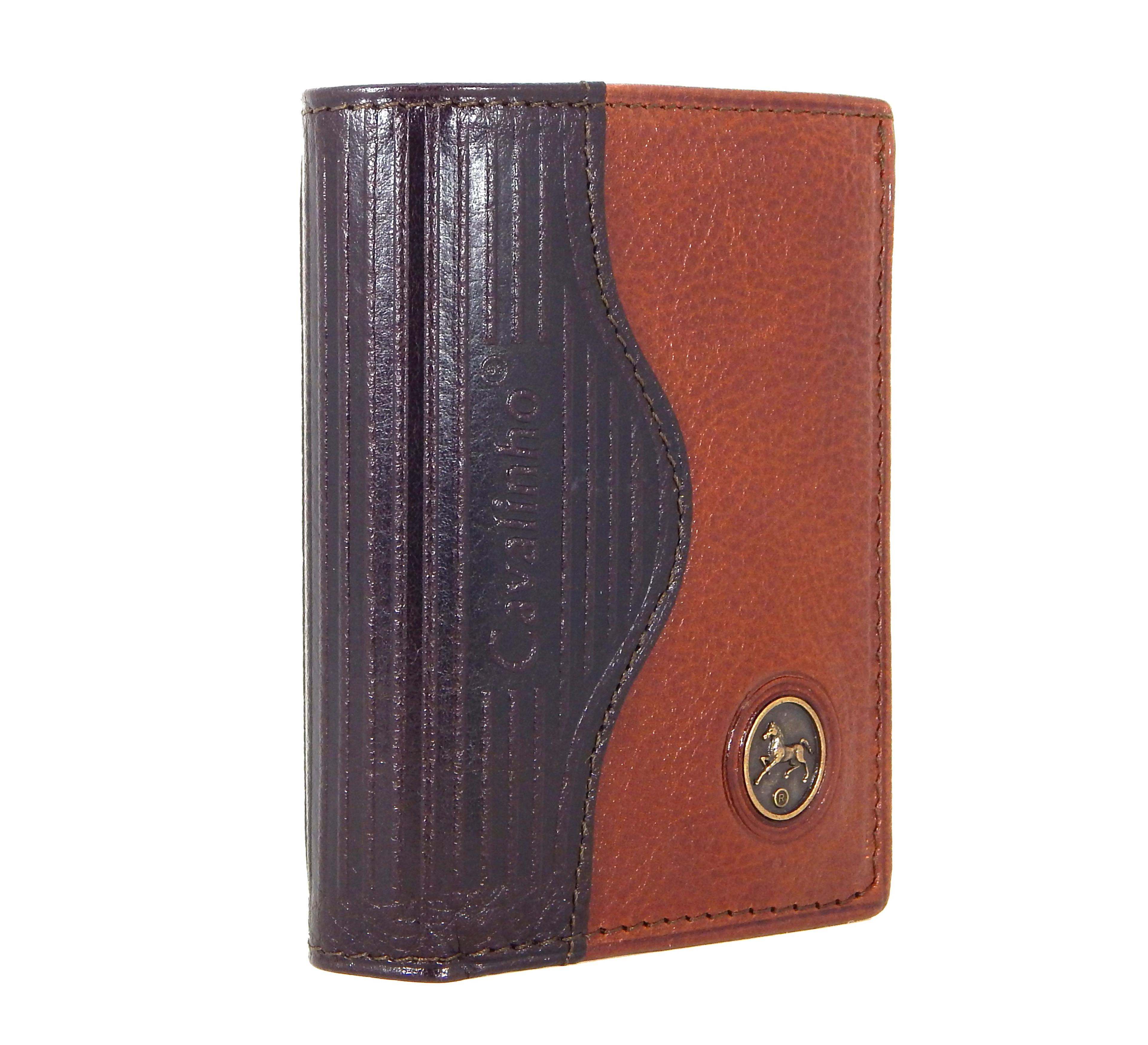 El Cavaleiro Trifold Leather Wallet Product Image