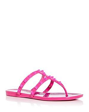 Womens Rockstud Flat Rubber Sandal Product Image