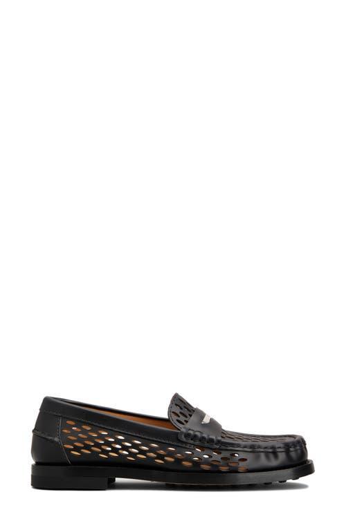 TOD'S Kate Rhinestone-embellished Suede Loafers In Nero Product Image