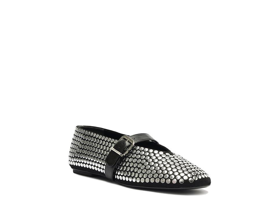 Womens Eiza Studded Leather Ballet Flats Product Image