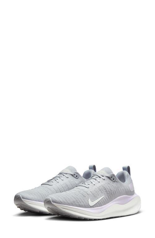 NIKE Women's Infinityrn 4 Road Running Shoes (extra Wide) In Light Smoke Grey/barely Grape/violet Mist/summit White Product Image