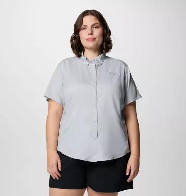 Columbia Womens PFG Tamiami II Short Sleeve Shirt - Plus Size- Product Image