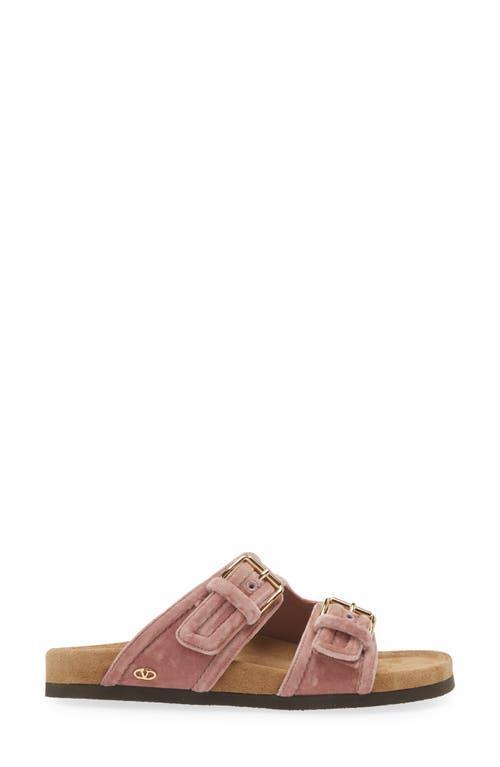 VALENTINO GARAVANI Anywear Slide Sandal In Tobacosiga Product Image