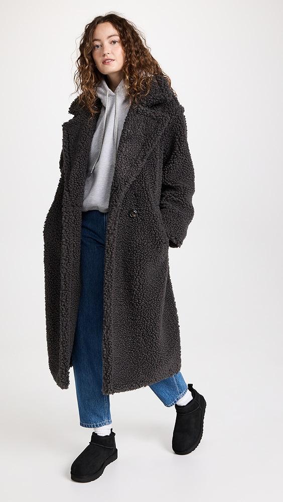 UGG Gertrude Long Teddy Coat | Shopbop Product Image