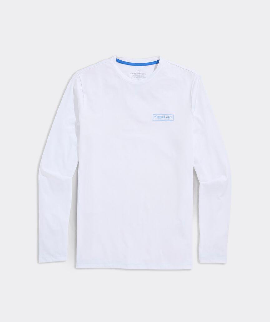 Fishing Lures Logo Box Long-Sleeve Harbor Performance Tee Product Image