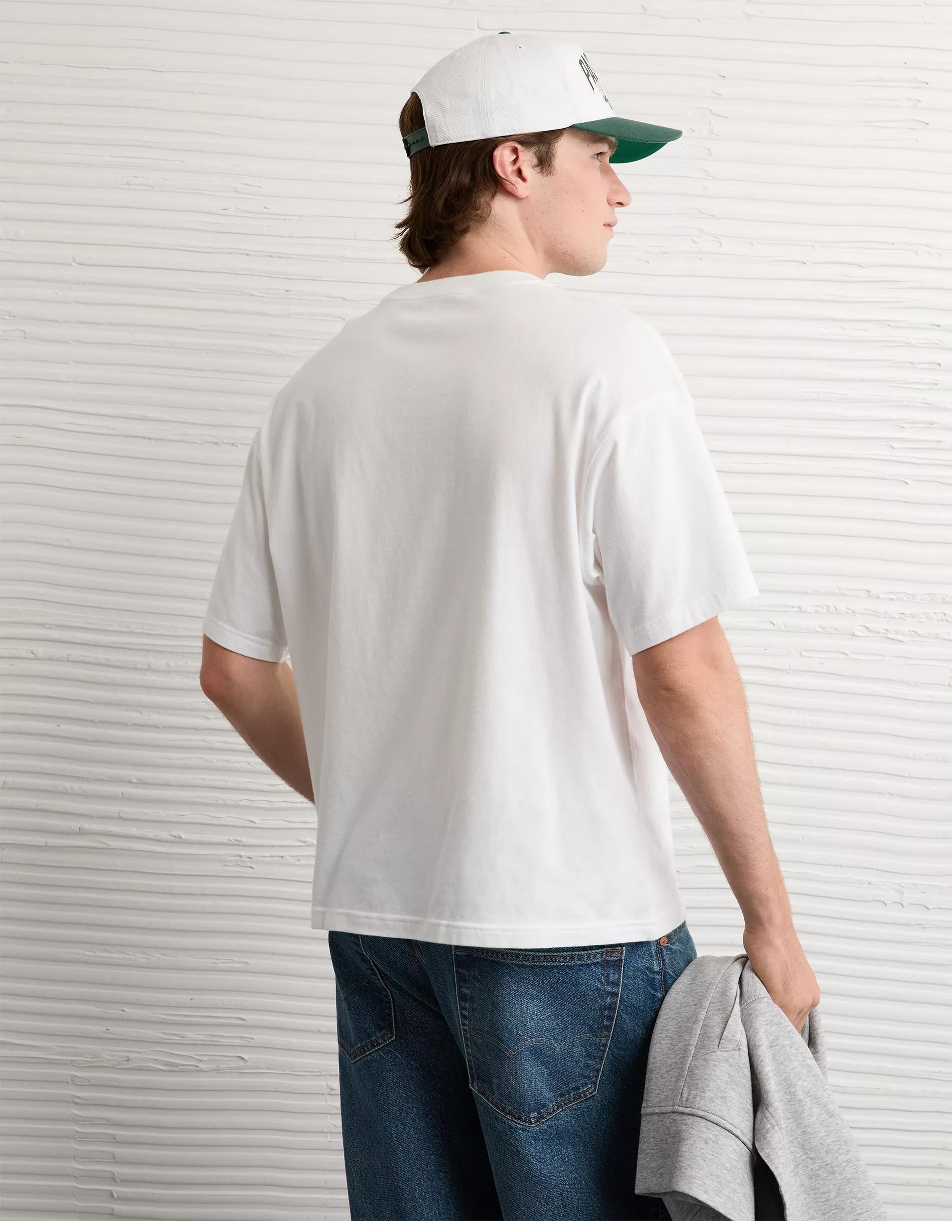 AE Boxy NFL Green Bay Packers Graphic T-Shirt Product Image