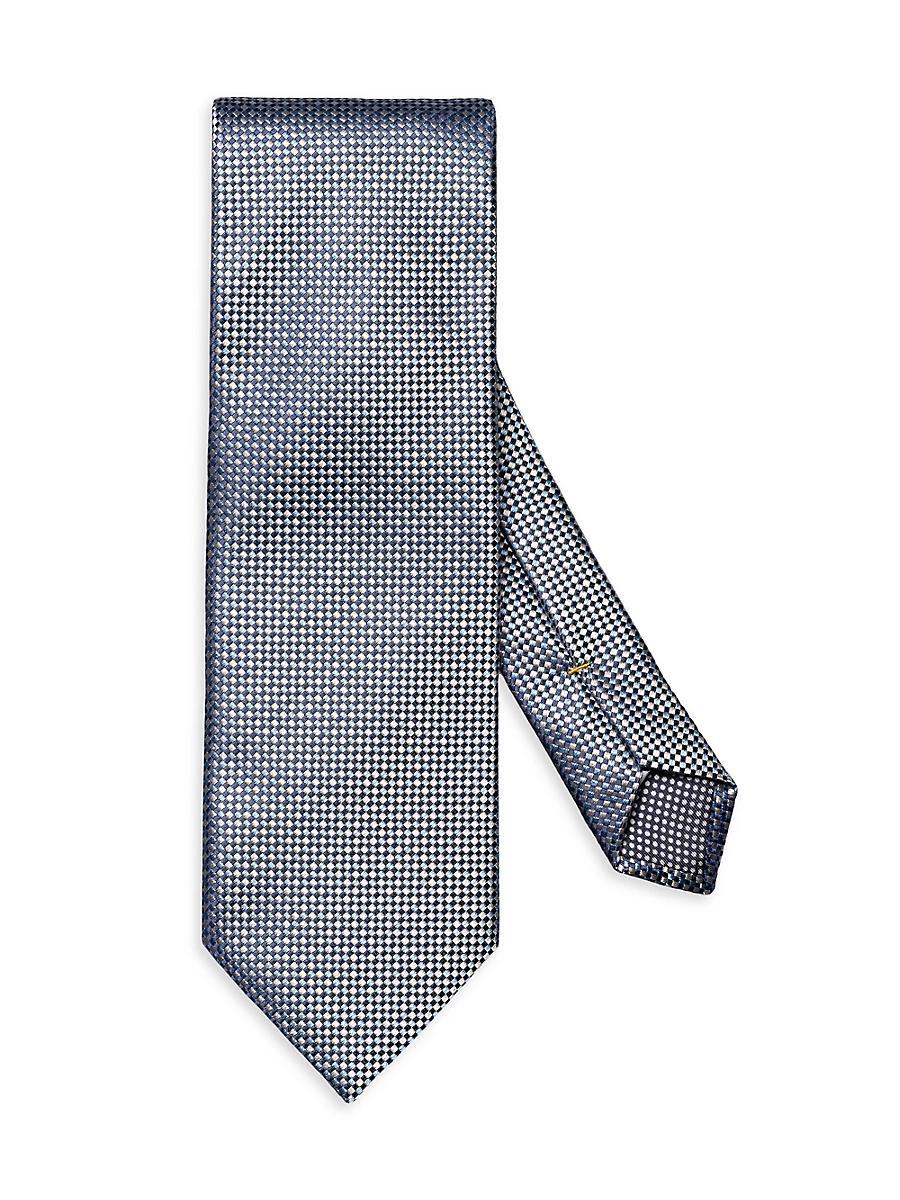 Mens Geometric Silk Tie Product Image