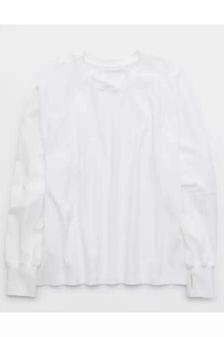 OFFLINE By Aerie Pique Long Sleeve T-Shirt Women's Product Image