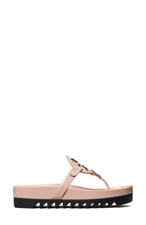 TORY BURCH Miller Cloud Lug Sandal In Pink Brick Product Image