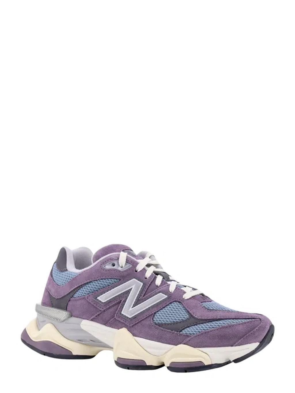 NEW BALANCE 9060 Suede And Mesh Sneakers In Purple Product Image