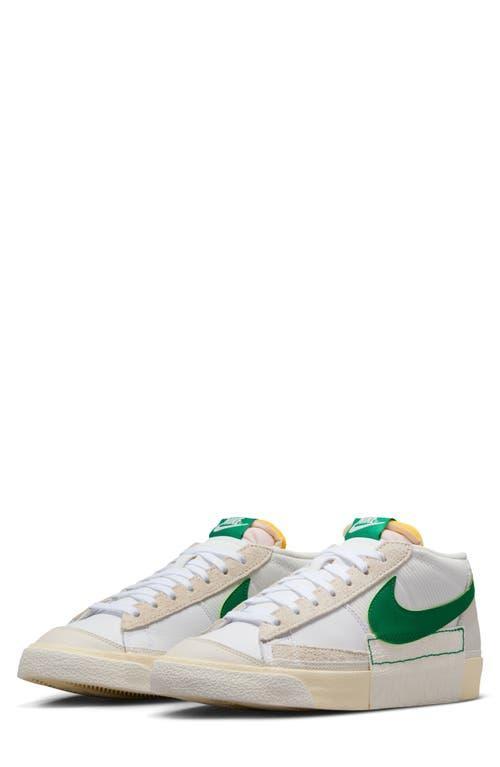 NIKE Men's Blazer Low Pro Club Shoes In White Product Image