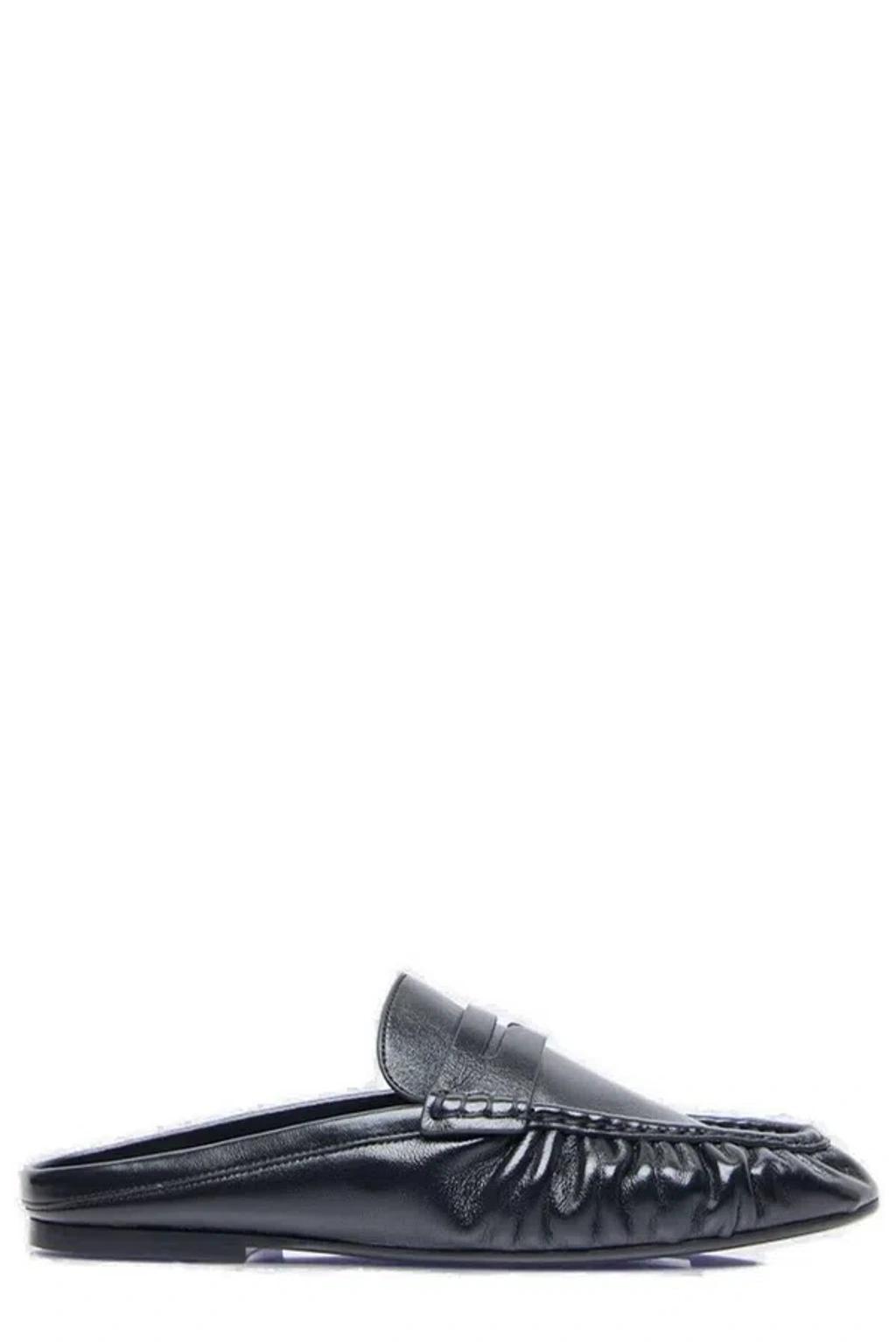 SAINT LAURENT Le Loafer Penny Slip In Black Product Image