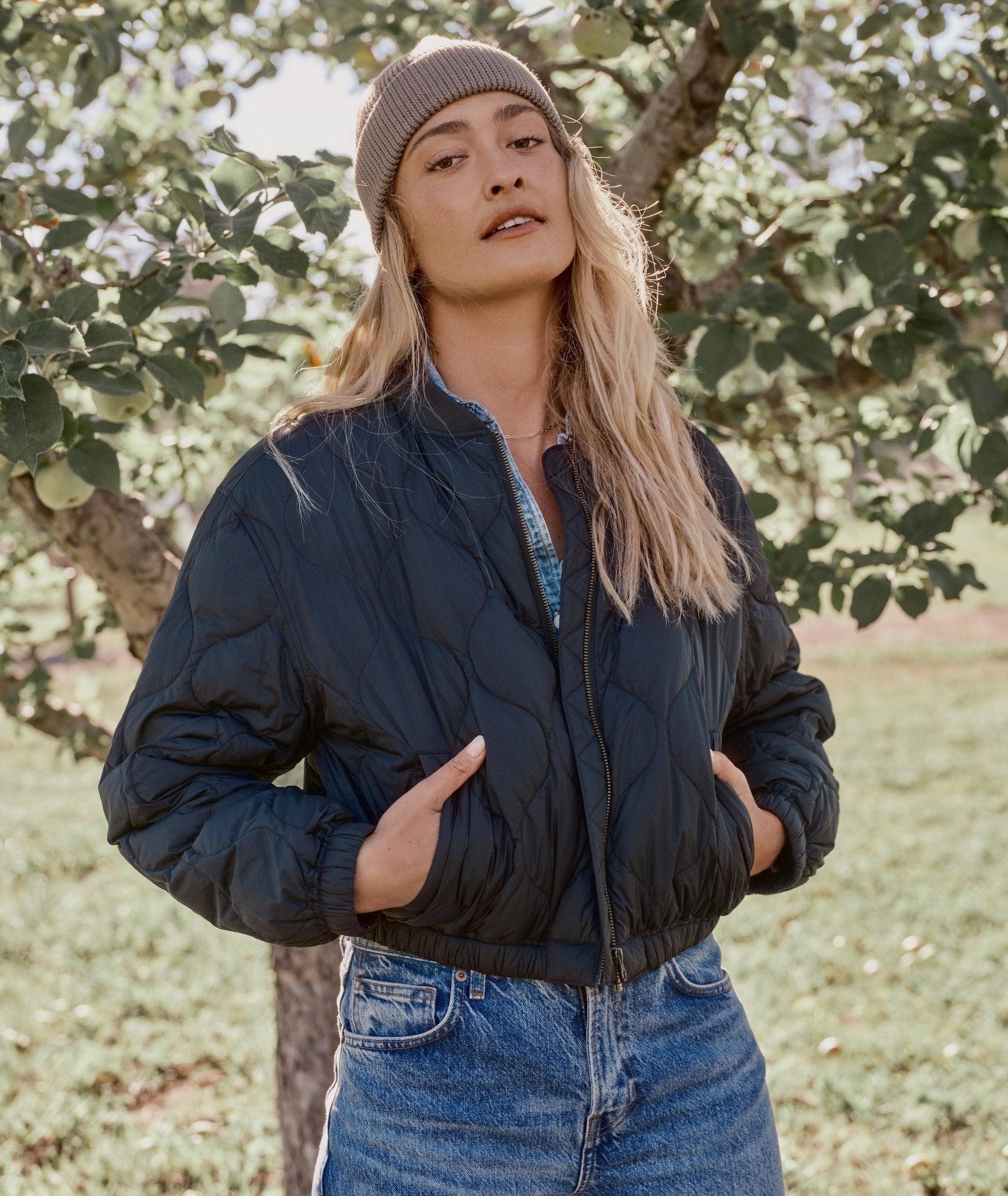 Avalon Lightweight Quilted Bomber Product Image