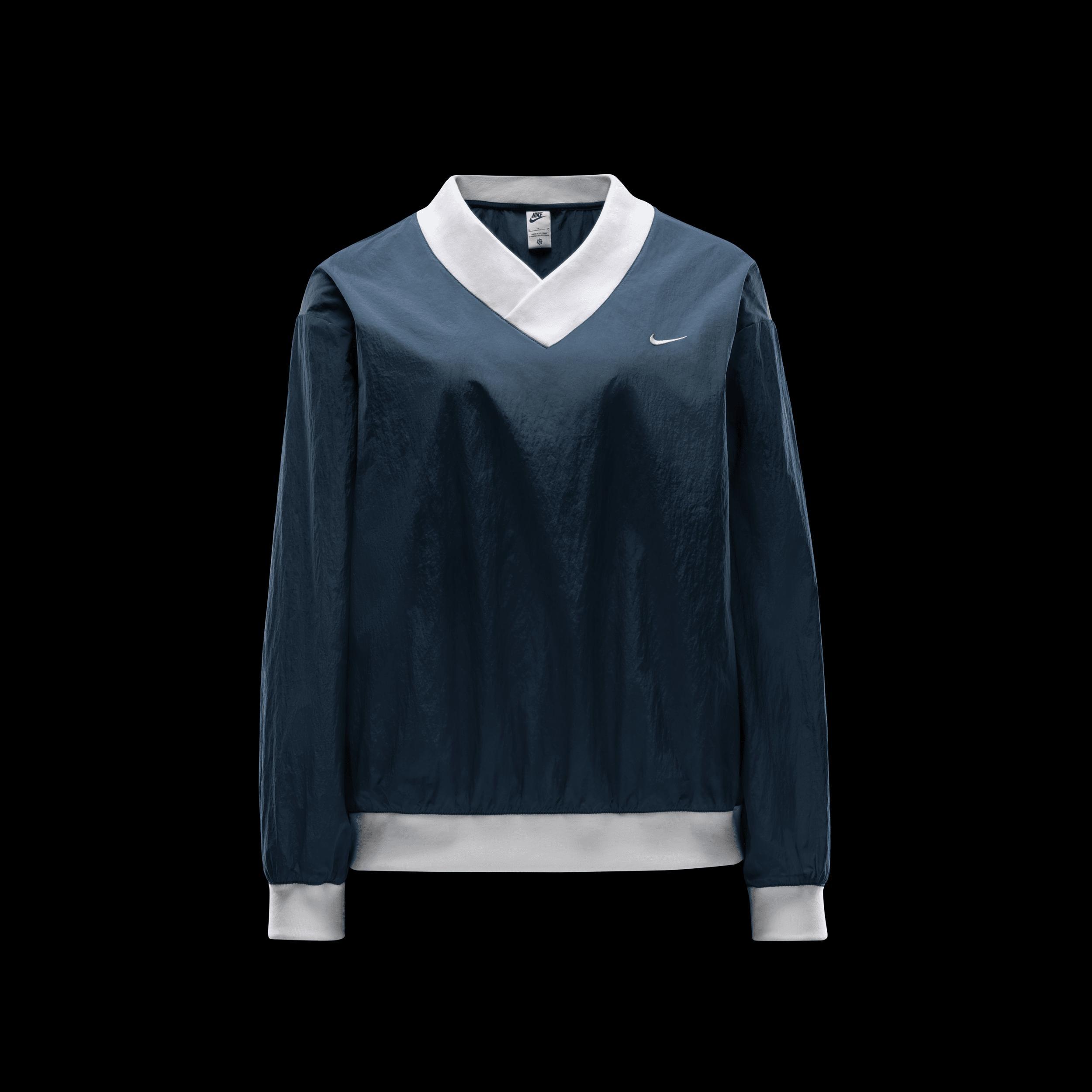 Nike Sportswear Essential Women's Loose UV Woven Long-Sleeve V-Neck Top Product Image