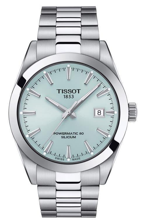 Tissot Mens Gentleman Powermatic 80 Automatic Stainless Steel Bracelet Watch Product Image