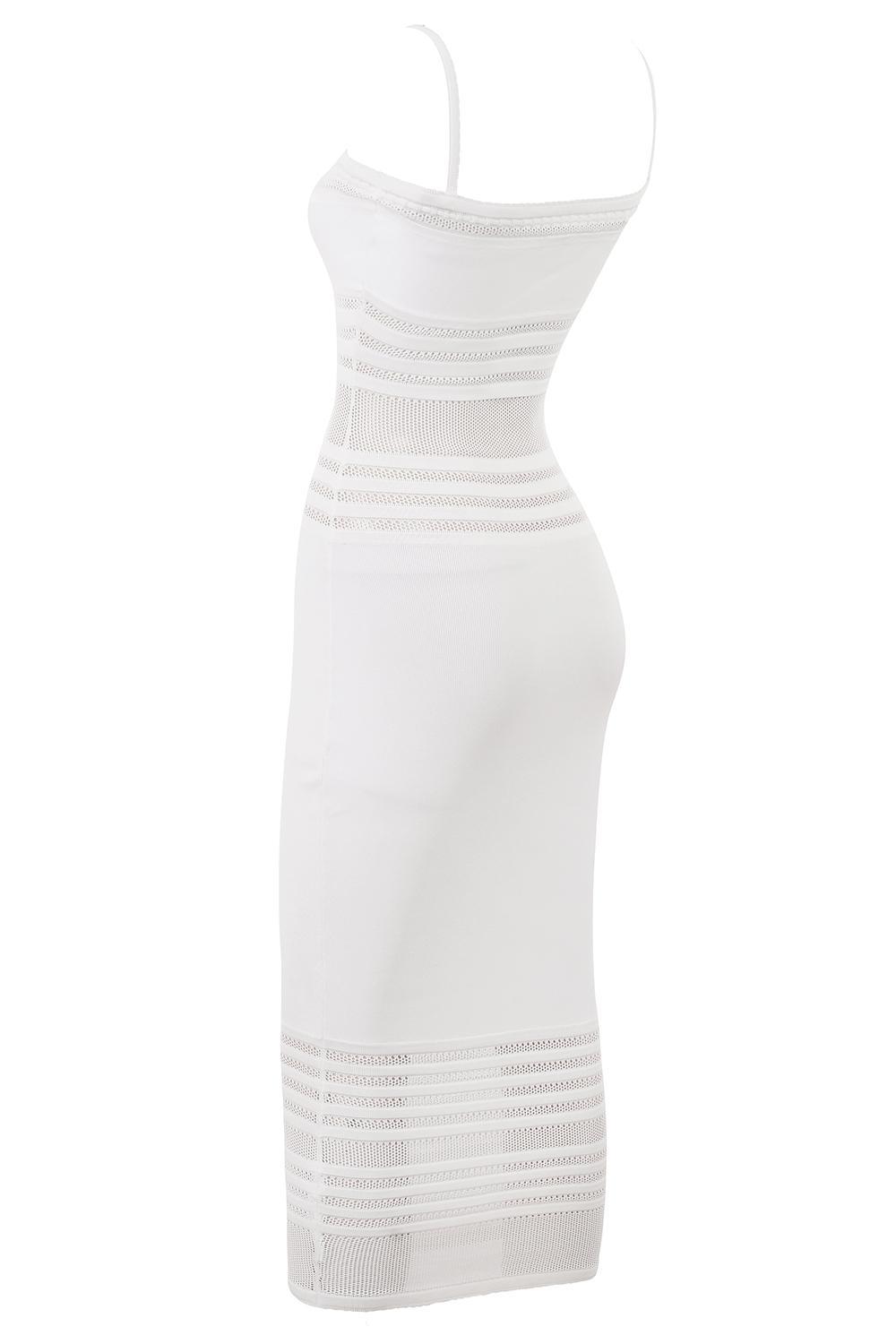 Gia Ivory Dainty Knit Midi Dress Product Image