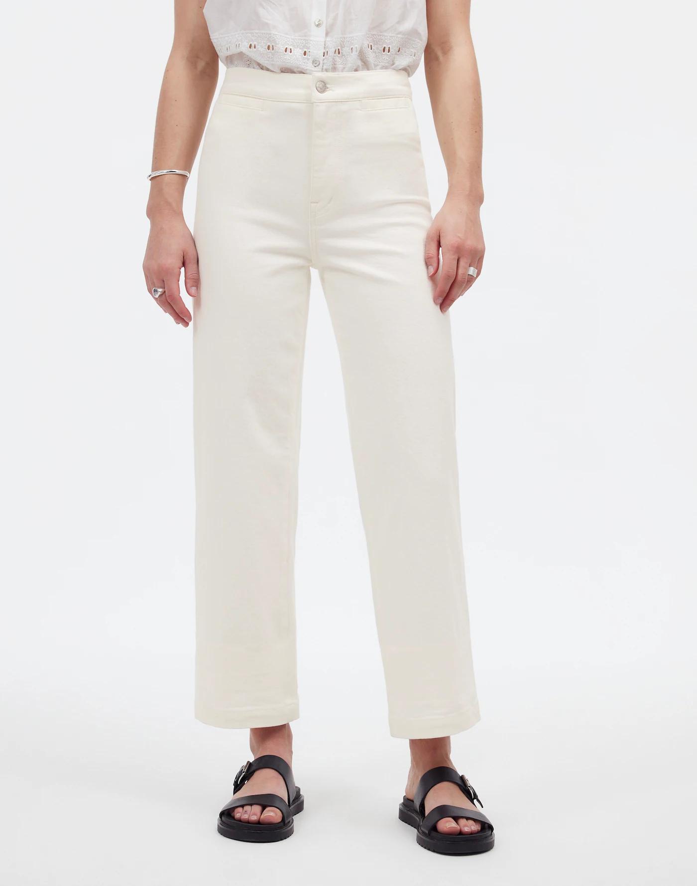 The Petite Emmett Wide-Leg Crop Jean: Welt Pocket Edition Product Image