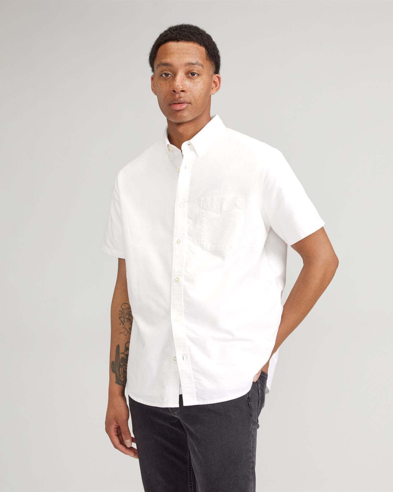Mens Organic Short Sleeve Oxford Shirt by Everlane Product Image