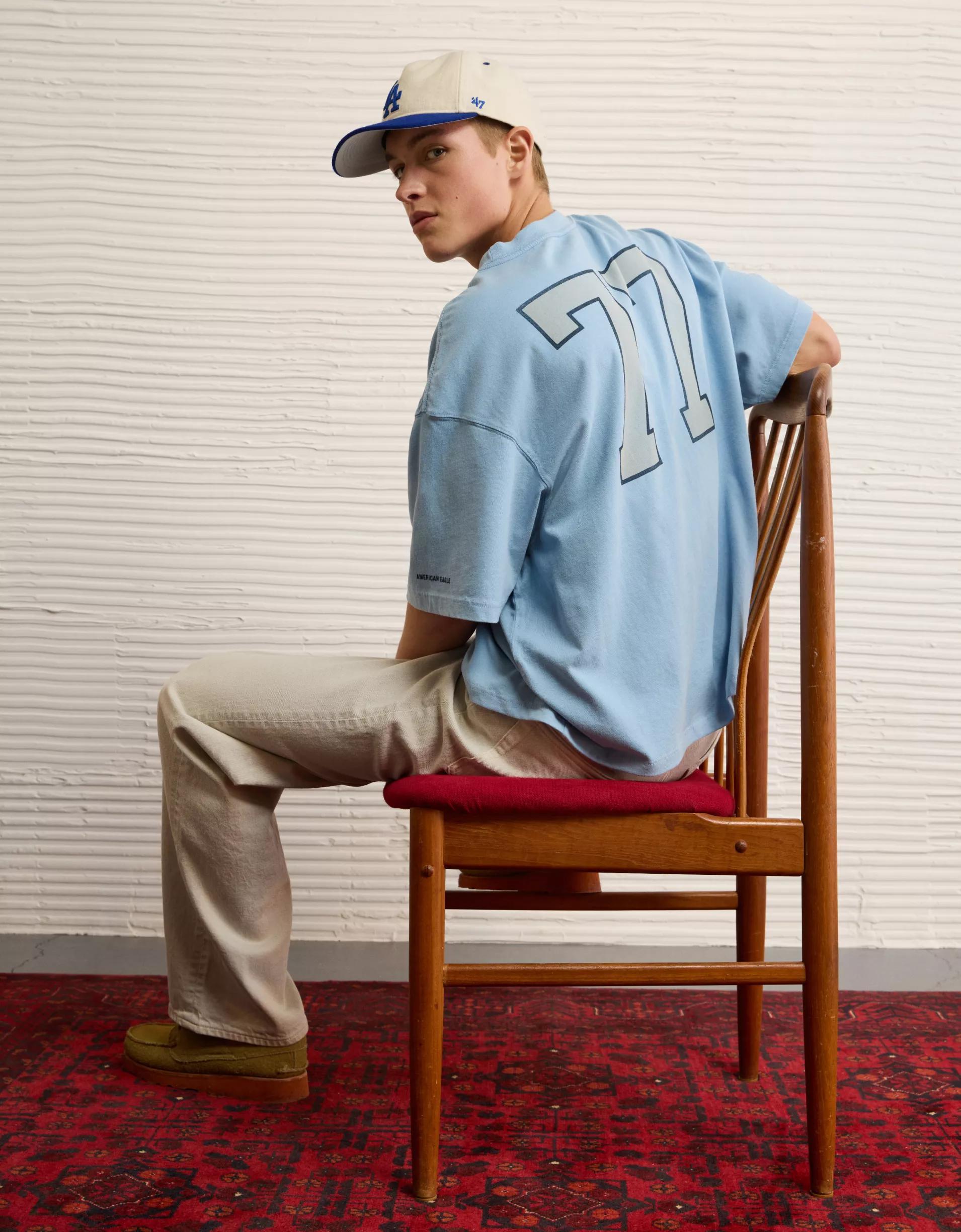 AE Boxy Nautical Graphic T-Shirt Product Image