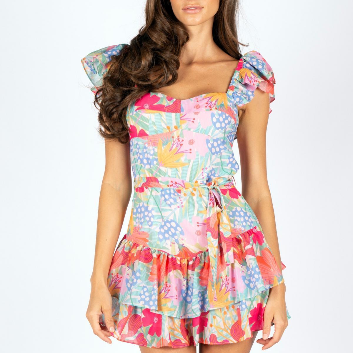 S/L Tiered Romper Product Image