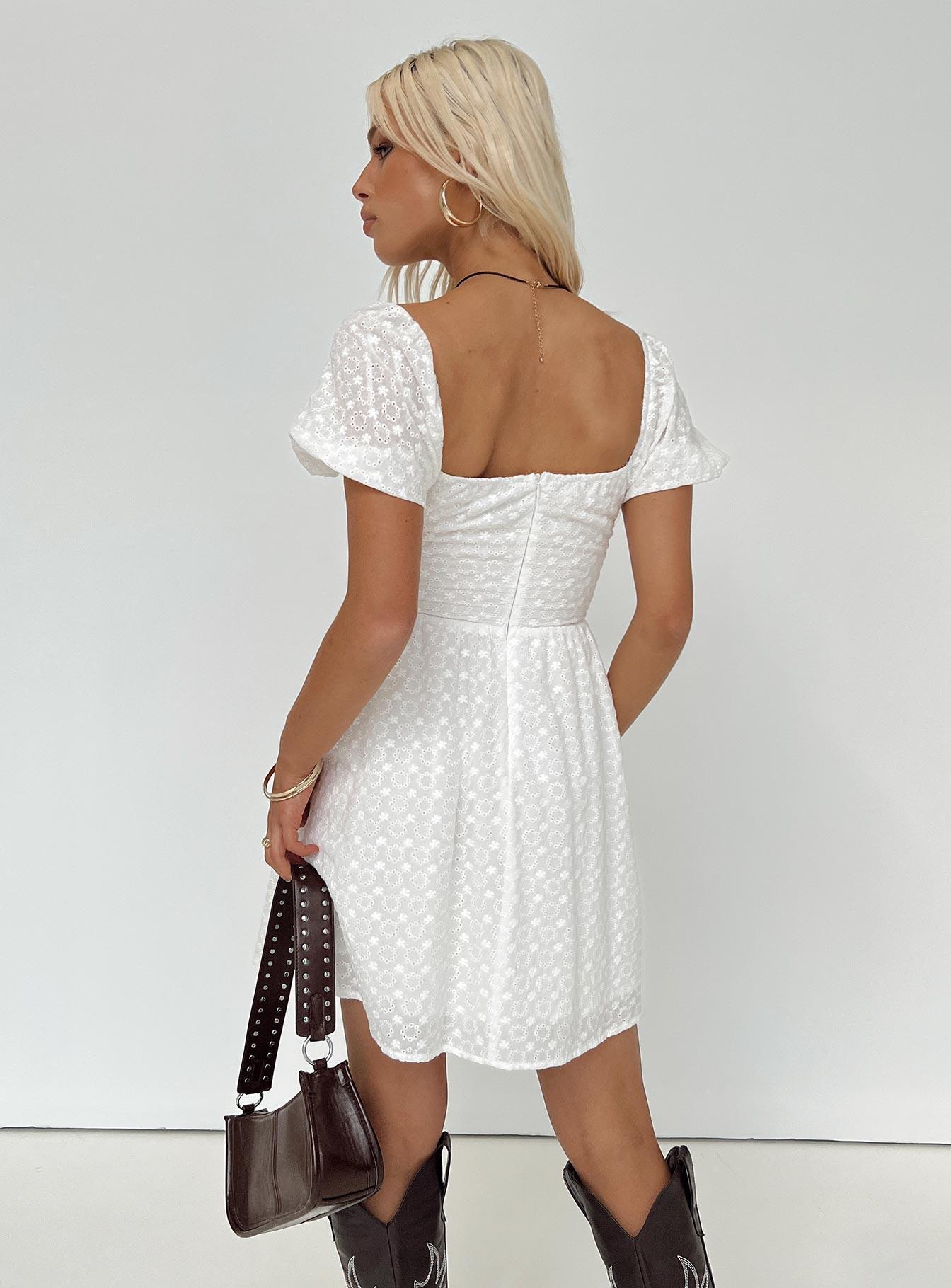 Darso Mini Dress White Product Image