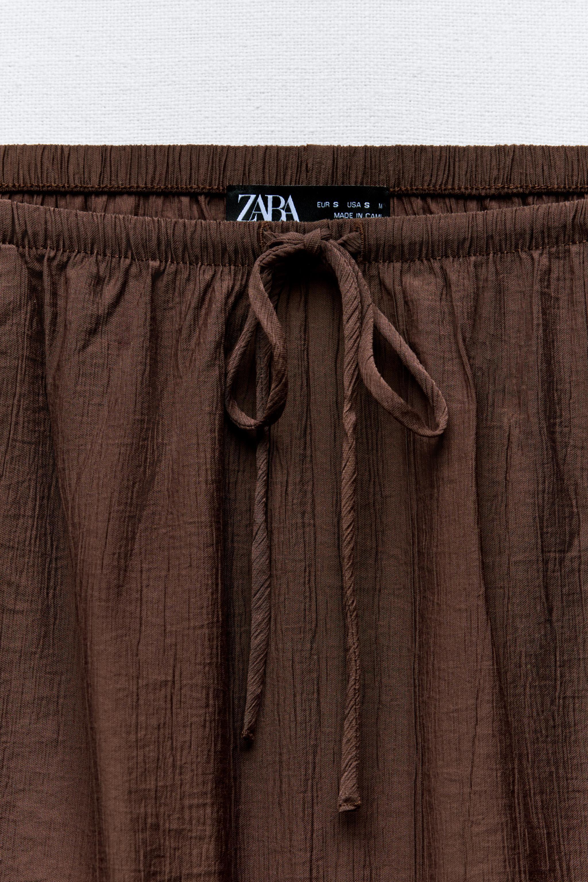 LONG TEXTURED SKIRT Product Image