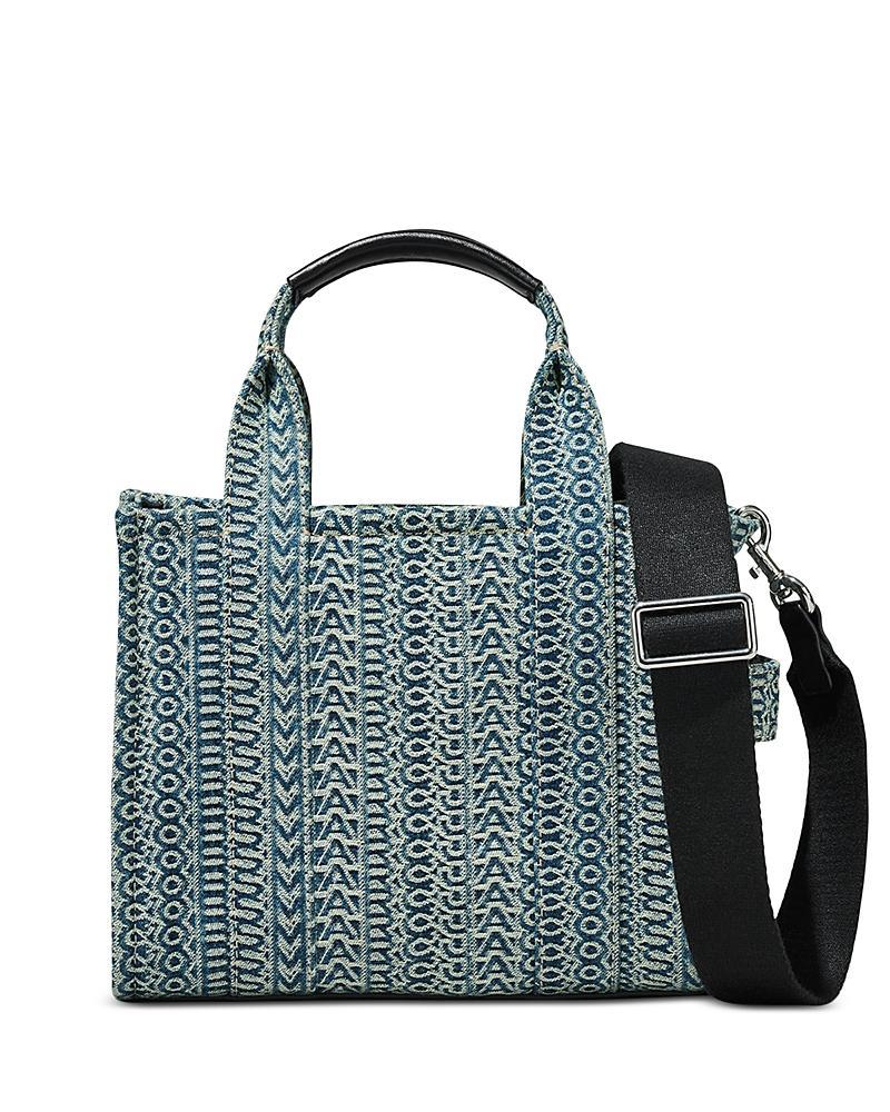 The Washed Monogram Denim Small Tote Bag Product Image