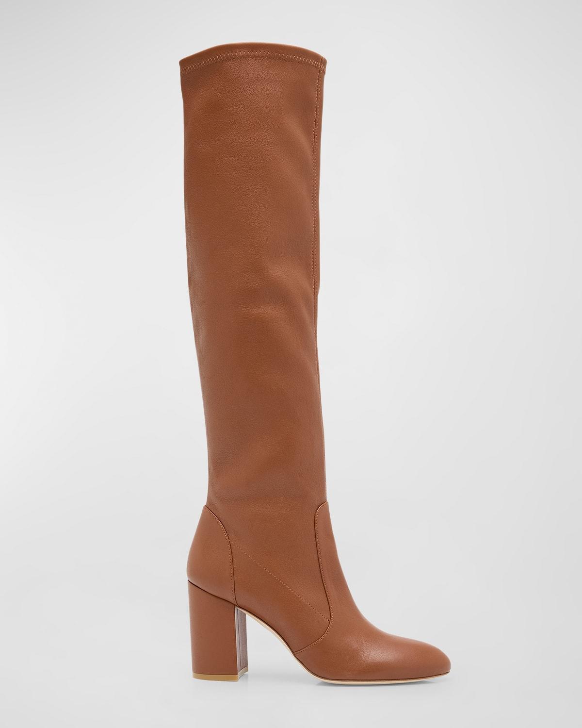 Yuliana Leather Knee Boots Product Image