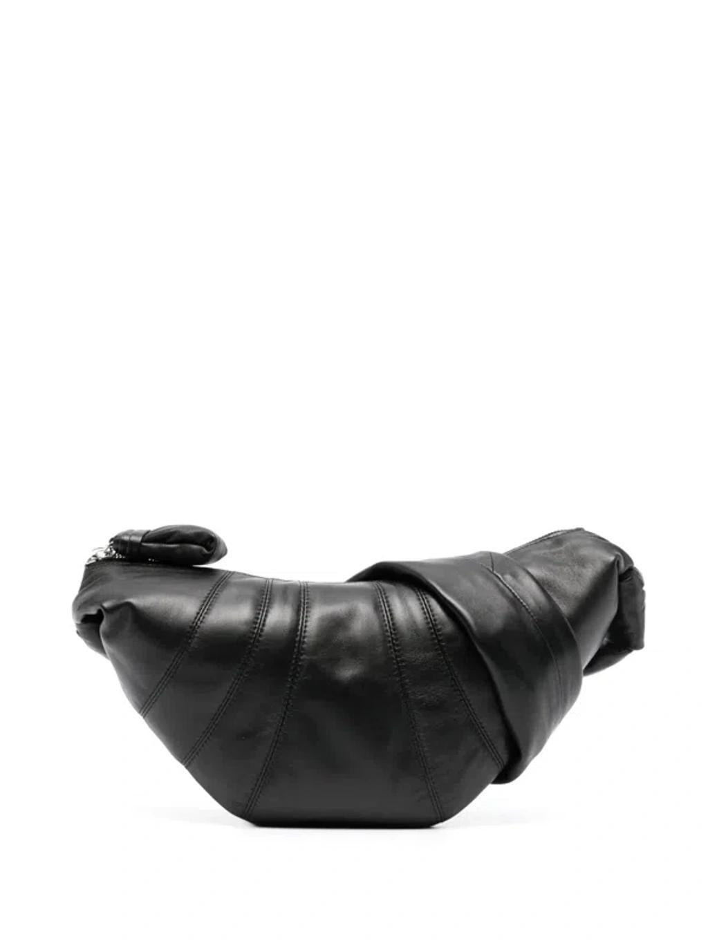 LEMAIRE Croissant Shoulder Bag In Br490 Dark Chocolate Product Image