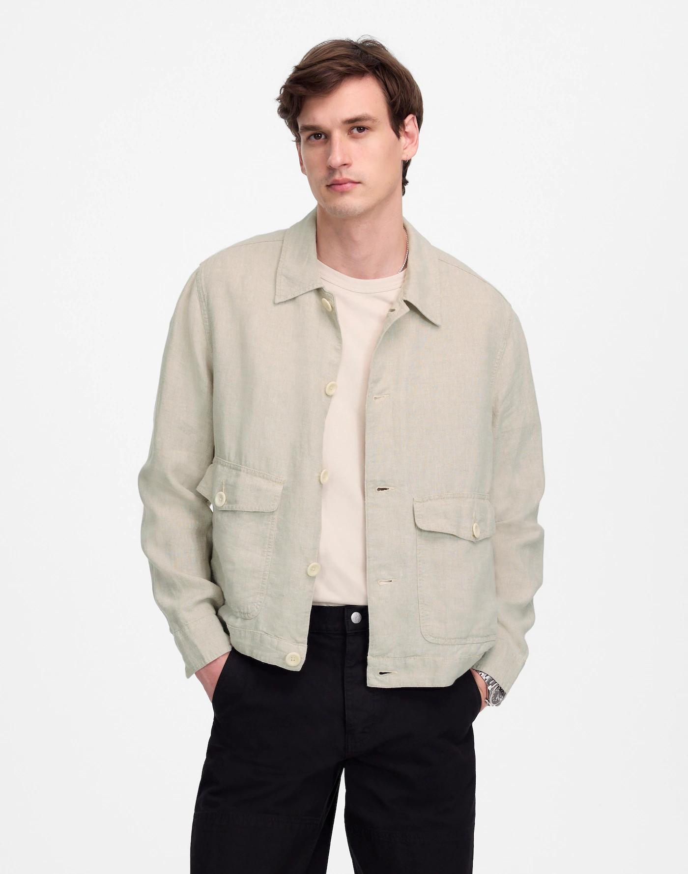 Linen Shirt-Jacket Product Image