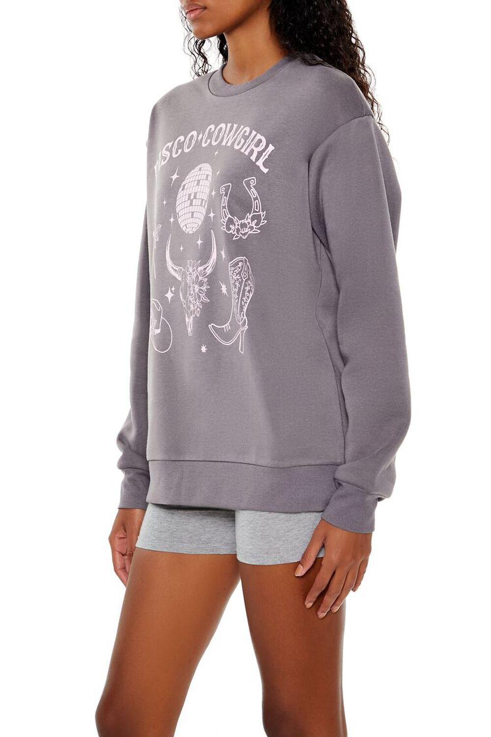 Disco Cowgirl Graphic Pullover | Forever 21 Product Image