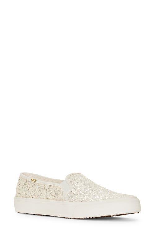 Keds Double Decker Glitter (Cream) Women's Shoes Product Image