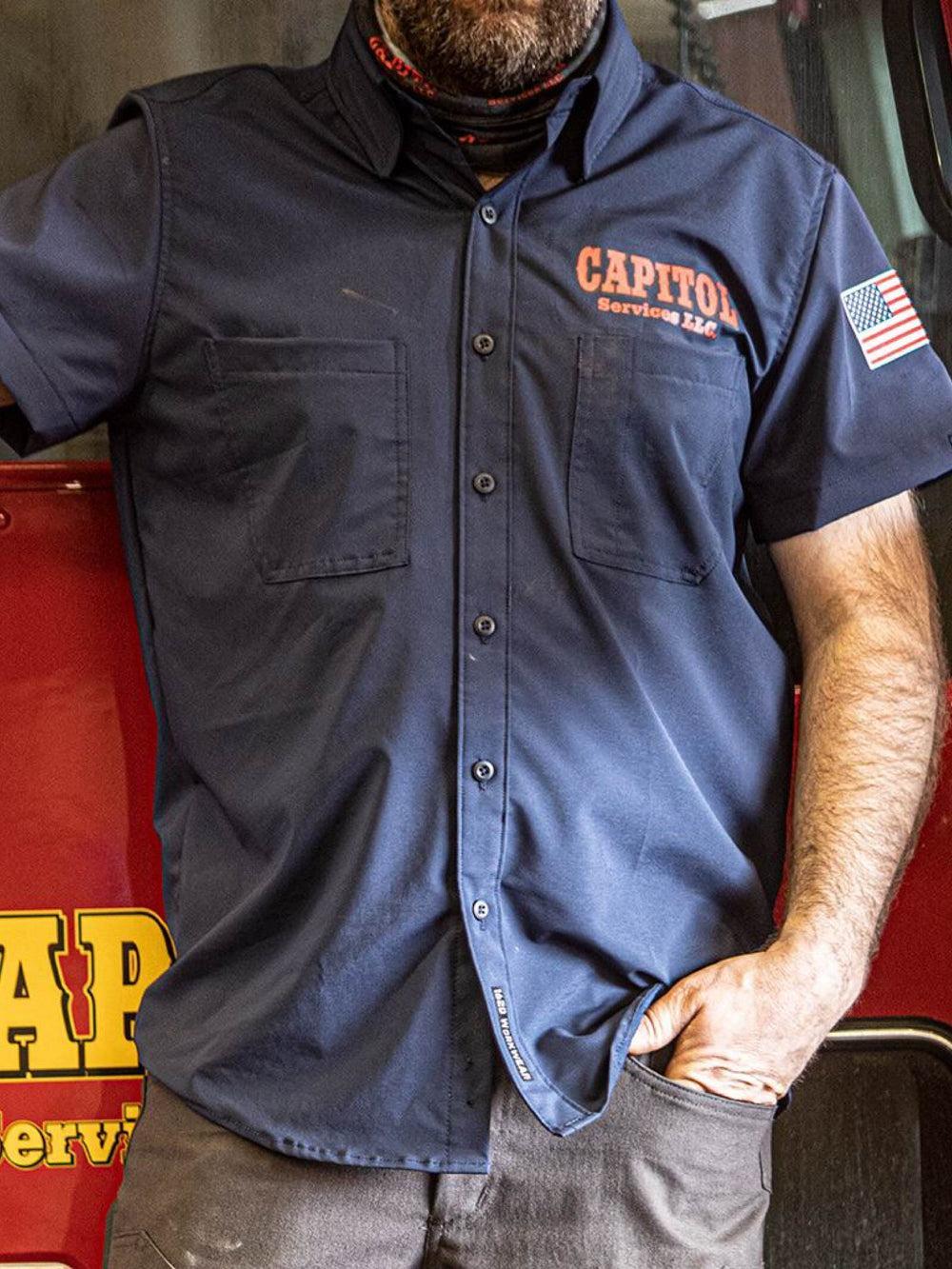 Made in L.A. Jersey Full-Placket Polo Product Image