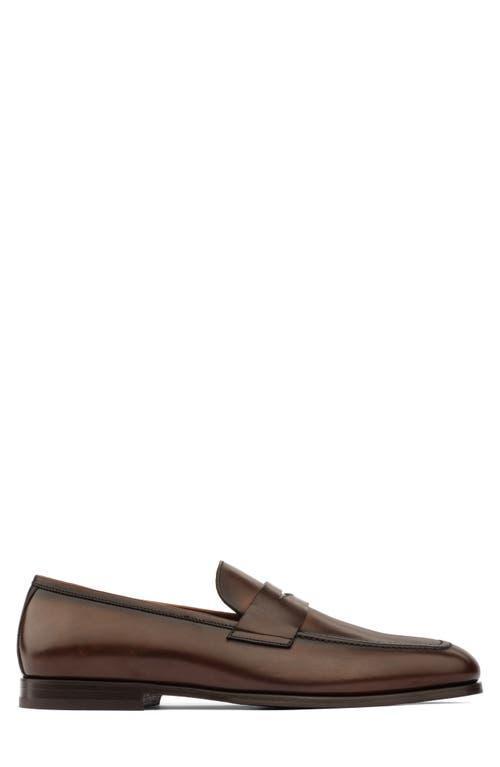 TO BOOT NEW YORK Ronny Penny Loafer In Burnished Brown Product Image