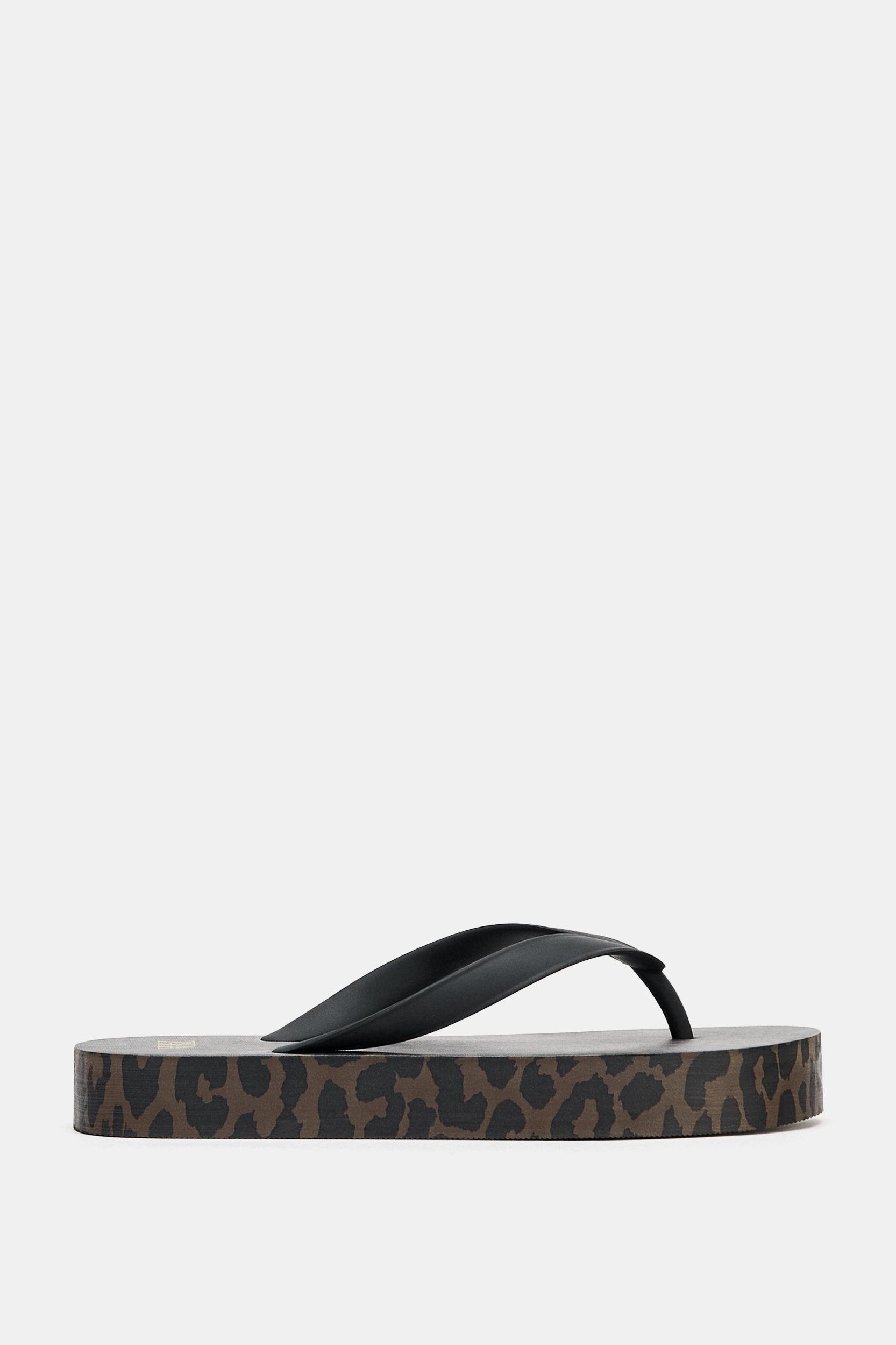 ANIMAL PRINT SANDALS Product Image