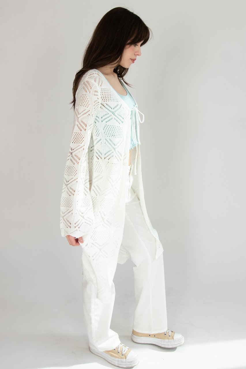 Pointelle Duster Cardigan Product Image