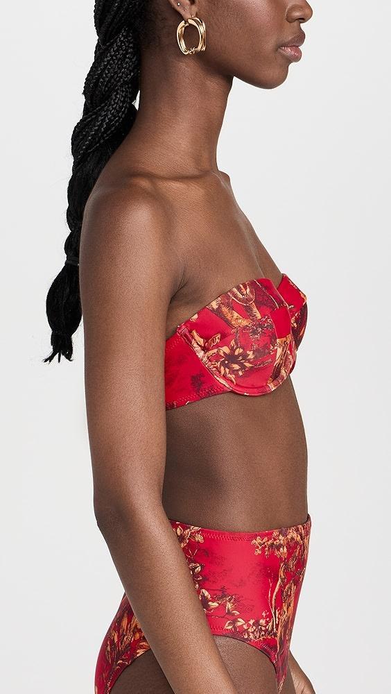 L'AGENCE Alexandria Bikini Top | Shopbop Product Image