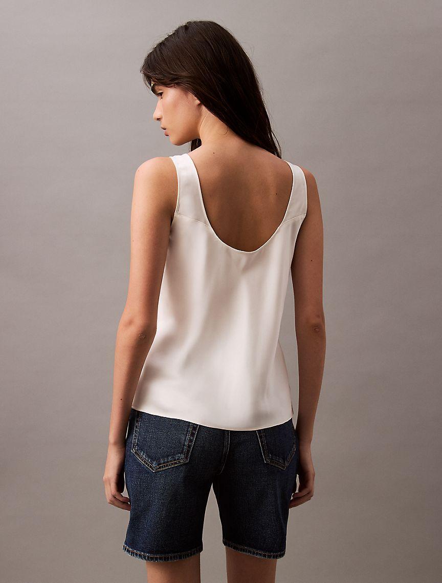 Viscose Satin Tank Top Product Image